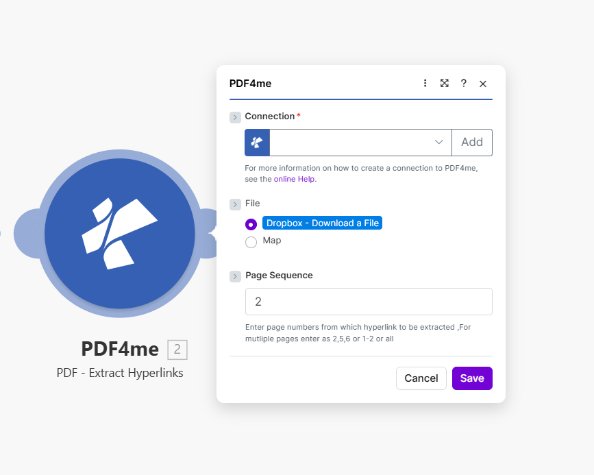 PDF Extract Hyperlinks Make